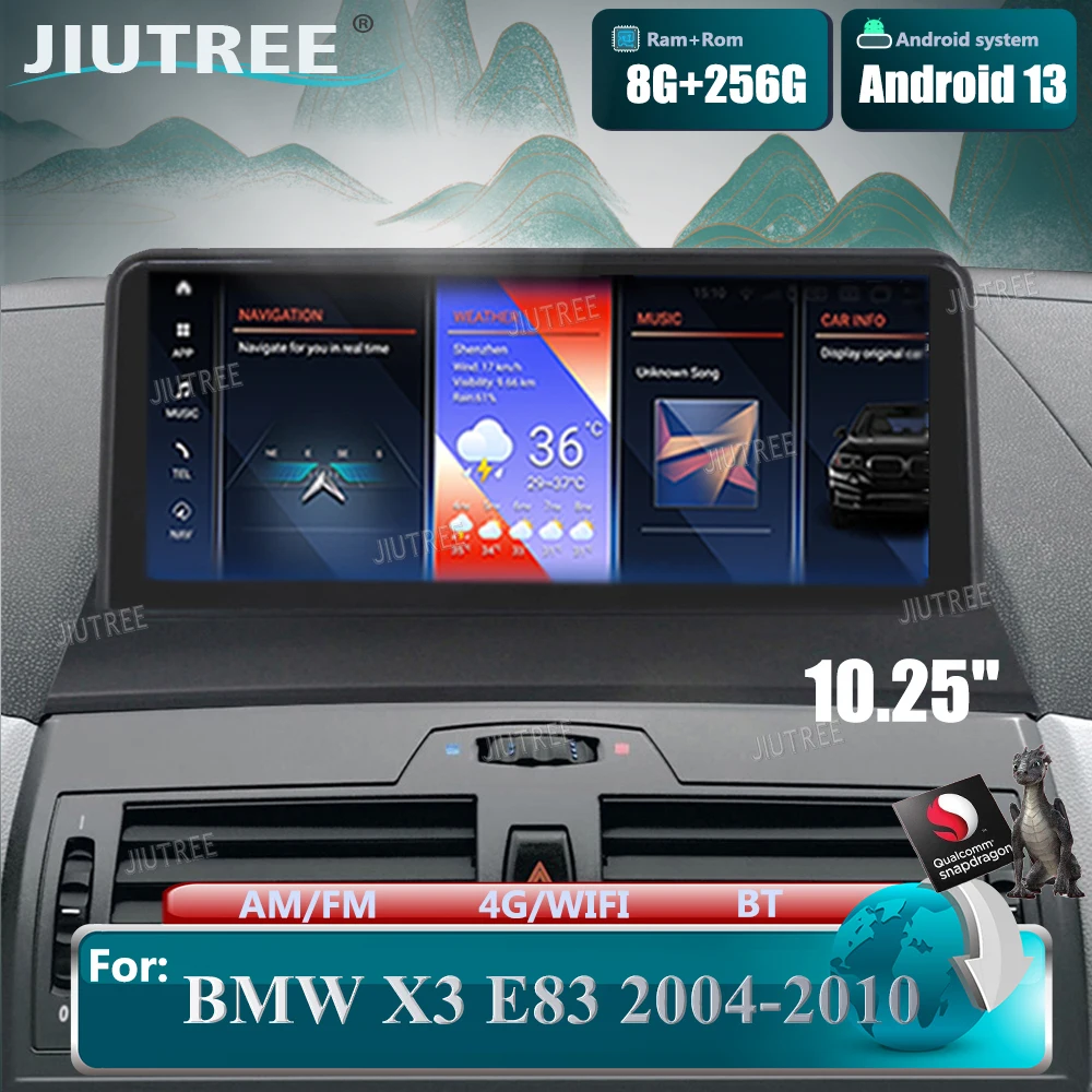 10,25 дюймовый Android 13 экран для BMW X3 E83 2006-2010 автомобильные аксессуары Автомобильные Carplay мониторы Радио мультимедийный плеер GPS navi
10,25 дюймовый Android 13 экран для BMW X3 E83 2006-2010 автомобильные аксессуары Автомобильные Carplay мониторы Радио мультимедийный плеер GPS navi