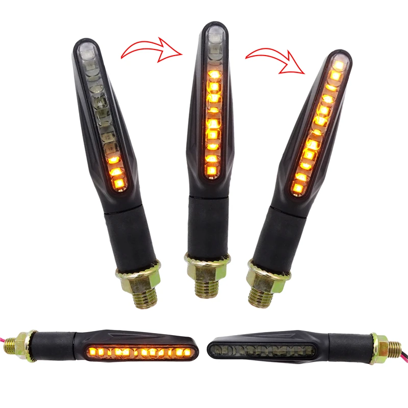 1/2Pair Motorcycle Turn Signal Waterproof Amber Flasher Indicator Universal Flowing Water Blinker Motorbike Accessories
1/2Pair Motorcycle Turn Signal Waterproof Amber Flasher Indicator Universal Flowing Water Blinker Motorbike Accessories