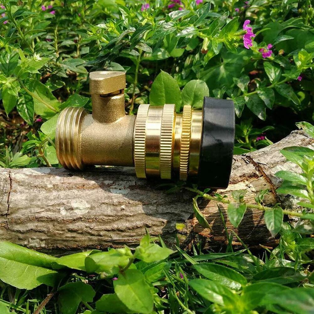 GHT 3/4 Inch Hose Connector With Switch Brass Garden Hose One-way Ball Valve Garden Water Pipe Shut-off Valve Faucet Connector
GHT 3/4 Inch Hose Connector With Switch Brass Garden Hose One-way Ball Valve Garden Water Pipe Shut-off Valve Faucet Connector
