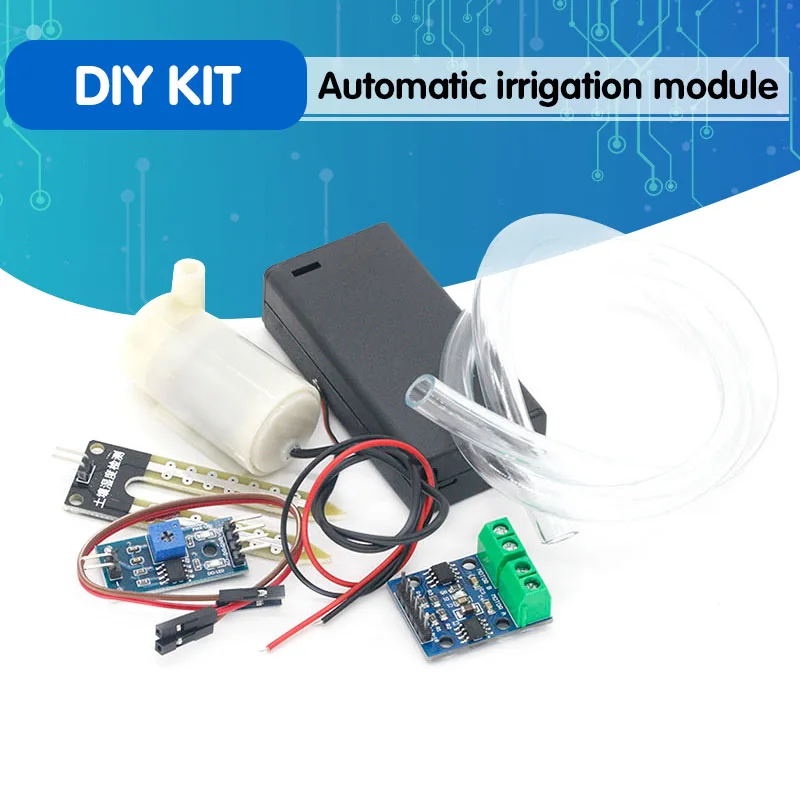 Automatic irrigation module DIY kit soil moisture detection automatic water pumping
Automatic irrigation module DIY kit soil moisture detection automatic water pumping