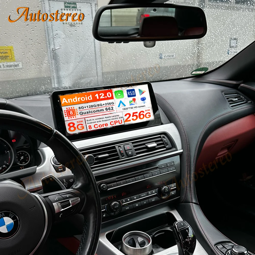 Qualcomm 662 Android 12 For BMW 6 Series F06 F12 For BMW 6GT 2009-2017 Car Multimedia Player GPS Navigation Auto Radio Headunit
Qualcomm 662 Android 12 For BMW 6 Series F06 F12 For BMW 6GT 2009-2017 Car Multimedia Player GPS Navigation Auto Radio Headunit