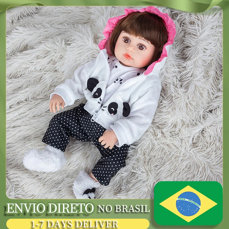 Кукла реборн в виде панды, силиконовое тело 48 см, можно принимать ванну, в комплекте с плюшевыми подарками для детей, отправлено из Бразилии
Кукла реборн в виде панды, силиконовое тело 48 см, можно принимать ванну, в комплекте с плюшевыми подарками для детей, отправлено из Бразилии