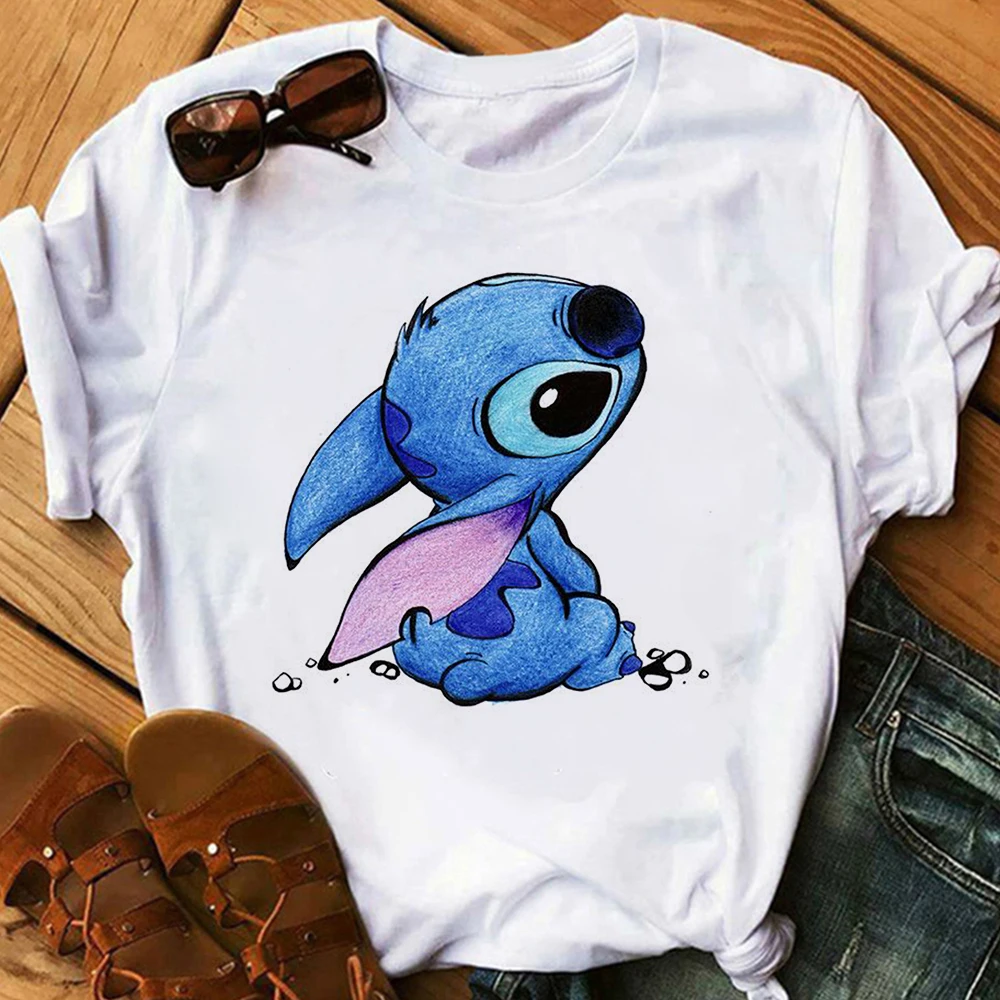 Lilo Stitch Kawaii Tshirts Cartoon Female Printed Casual T Shirt Casual Tops T-shirt Women's Cartoon Graphic Fashion T-Shirt
Lilo Stitch Kawaii Tshirts Cartoon Female Printed Casual T Shirt Casual Tops T-shirt Women's Cartoon Graphic Fashion T-Shirt