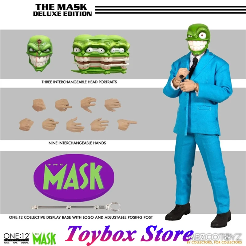 В наличии Mezco Original 1/12 The Mask Deluxe Edition подвижная коллекционная фигурка дизайнерская