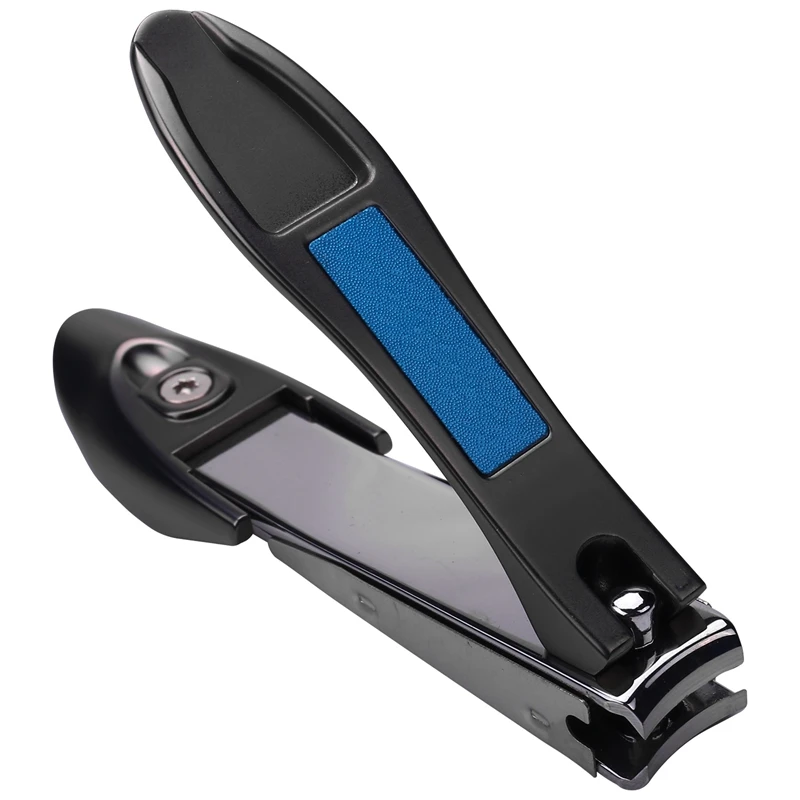 Nail Clipper With Catcher - Stainless Steel Curved Fingernail And Toenail Clipper Cutter Trimmer With Holder For Men 
Nail Clipper With Catcher - Stainless Steel Curved Fingernail And Toenail Clipper Cutter Trimmer With Holder For Men