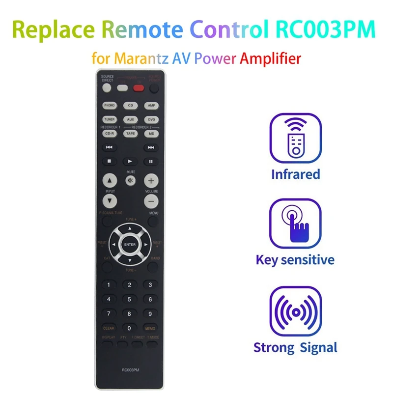 Пульт дистанционного управления RC003PM для усилителя мощности Marantz AV PM5003 PM5004 PM5005 PM6003 PM6005 PM6006 PM7003
Пульт дистанционного управления RC003PM для усилителя мощности Marantz AV PM5003 PM5004 PM5005 PM6003 PM6005 PM6006 PM7003