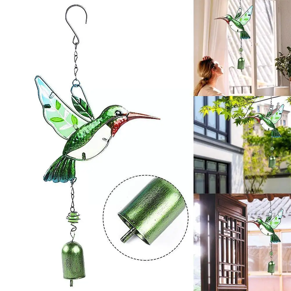 Hummingbird Metal Glass Painted Handicrafts Bells Wind Chime And Decorations Chime Home Wind Courtyard Decorations Q6V4
Hummingbird Metal Glass Painted Handicrafts Bells Wind Chime And Decorations Chime Home Wind Courtyard Decorations Q6V4