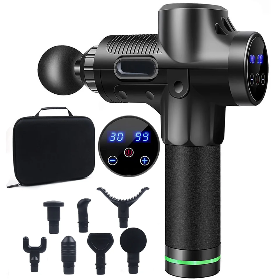 7 Heads Professional Fascial Massage Gun Sport Relaxation Fitness Muscle Stimulator Handheld Massager
7 Heads Professional Fascial Massage Gun Sport Relaxation Fitness Muscle Stimulator Handheld Massager