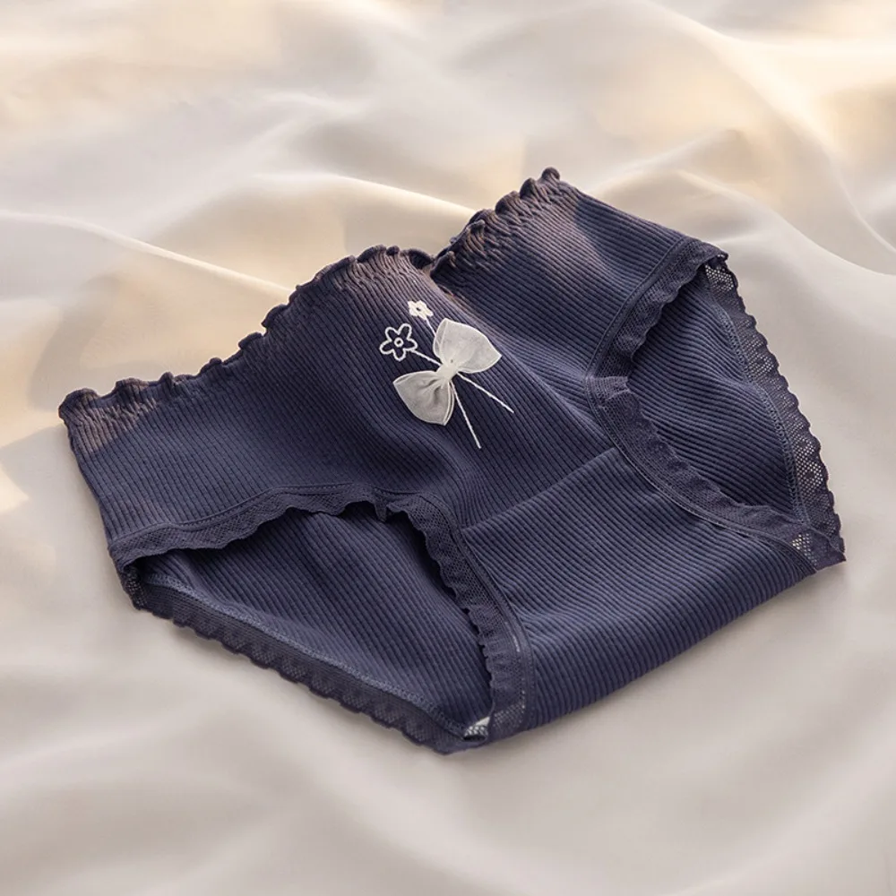 Japanese For Girls Mid-waist Lovely Flower Print Ruffles Korean Underwear Cute Briefs Cotton Women Lace Panties
Japanese For Girls Mid-waist Lovely Flower Print Ruffles Korean Underwear Cute Briefs Cotton Women Lace Panties