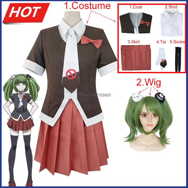 Костюм для косплея из аниме «данганронпа монака», униформа для учащихся средней школы, рабочая одежда для кафе, короткая юбка, парик для кон...
Костюм для косплея из аниме «данганронпа монака», униформа для учащихся средней школы, рабочая одежда для кафе, короткая юбка, парик для кон...