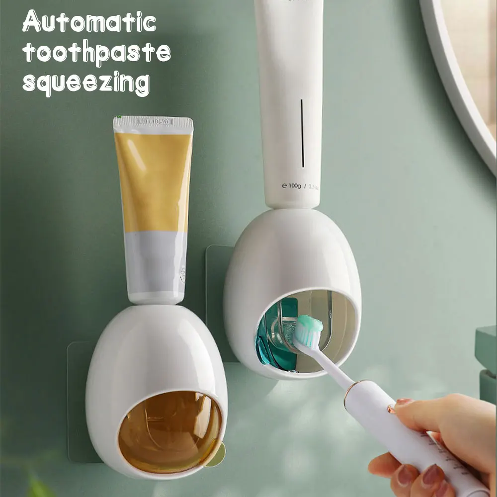Automatic Toothpaste Dispenser Wall Mounted Toothpaste Press for Family Hands Free with Dustproof Cover No Punching SUB Sale
Automatic Toothpaste Dispenser Wall Mounted Toothpaste Press for Family Hands Free with Dustproof Cover No Punching SUB Sale