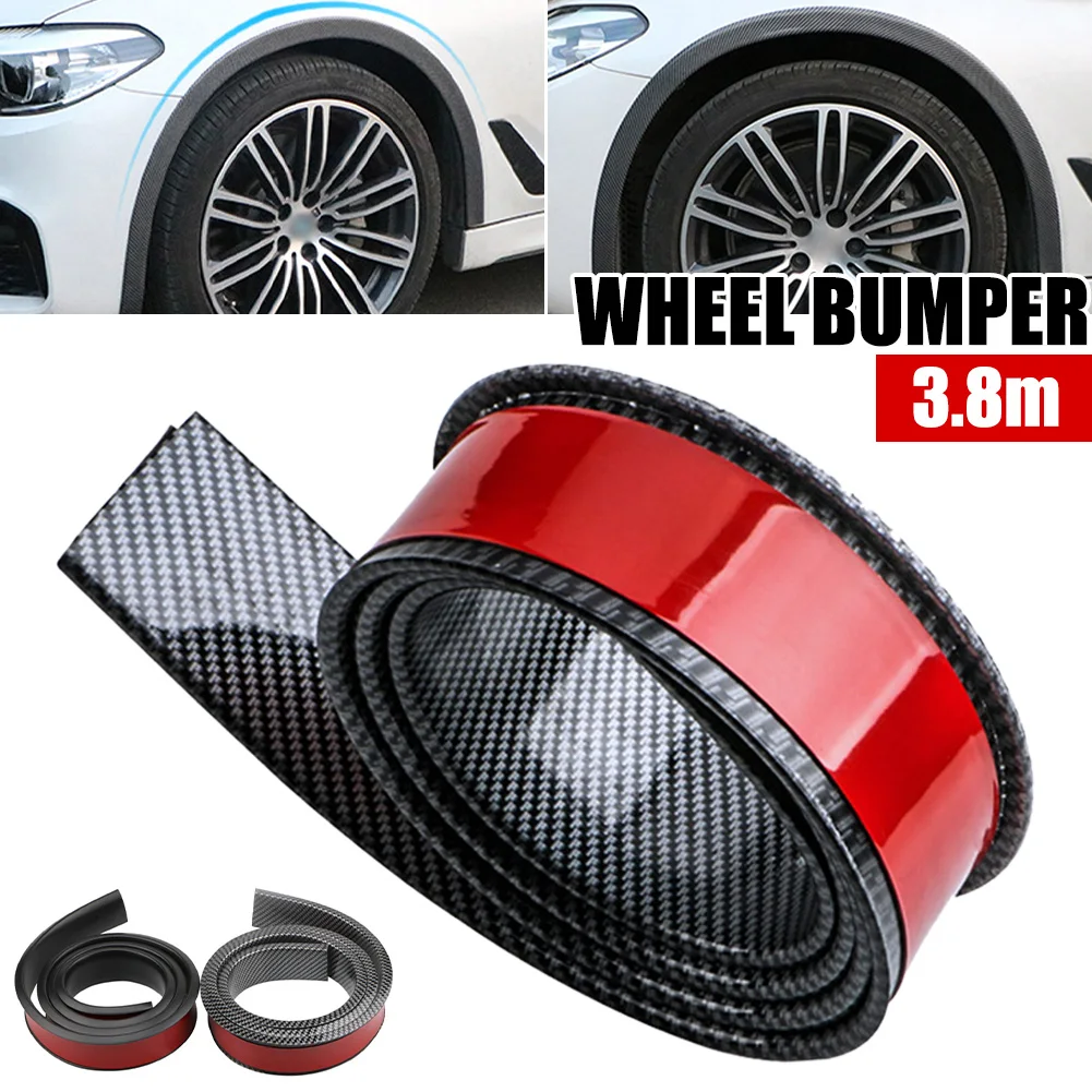 Universal Car Fender Flare Edge Trim 3.8 Meter Length Carbon Fiber PVC Strip Self-Adhesive Wheel Eyebrow Sticker Flare Protector
Universal Car Fender Flare Edge Trim 3.8 Meter Length Carbon Fiber PVC Strip Self-Adhesive Wheel Eyebrow Sticker Flare Protector