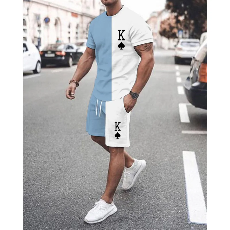 Men's Set Tracksuit New Summer Oversized Fashion Clothes For Man T Shirt+Shorts Clothing Casual Printed SportsWear 2 Piece Suit
Men's Set Tracksuit New Summer Oversized Fashion Clothes For Man T Shirt+Shorts Clothing Casual Printed SportsWear 2 Piece Suit