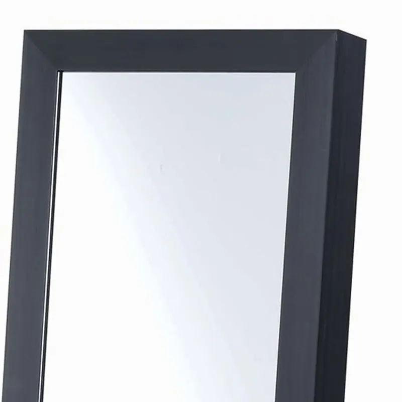 Jewelry Cheval Mirror, Black-
Jewelry Cheval Mirror, Black-