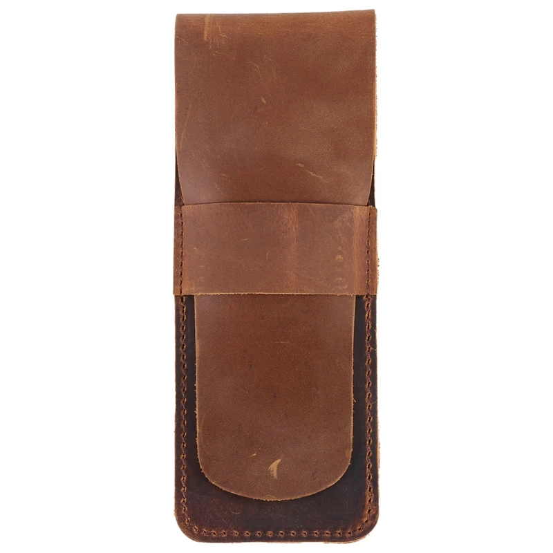 Handmade Leather Pencil Storage Bag Cowhide Fountain Pen Case Holder Vintage Retro Accessories For Travel Journal
Handmade Leather Pencil Storage Bag Cowhide Fountain Pen Case Holder Vintage Retro Accessories For Travel Journal