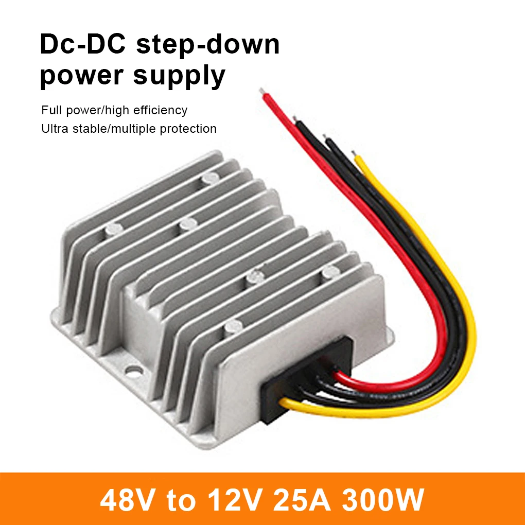 48V to 12V Car Stepdown DC Converter IP68 Waterproof Voltage Regulator Auto Power Supply Module Repairing Accessory
48V to 12V Car Stepdown DC Converter IP68 Waterproof Voltage Regulator Auto Power Supply Module Repairing Accessory