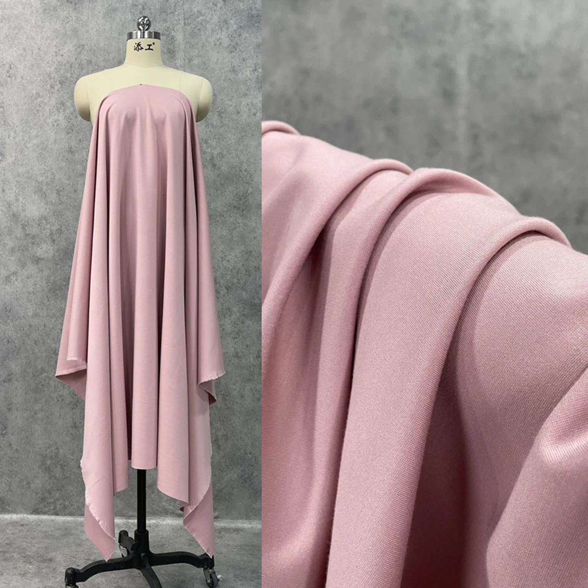 Lotus Root Pink Bean Pink Nylon Cotton Roma Fabric Stretchy, Breathable, Good Skirt and Pants Fabrics
Lotus Root Pink Bean Pink Nylon Cotton Roma Fabric Stretchy, Breathable, Good Skirt and Pants Fabrics