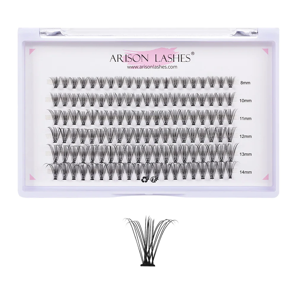 ARISON 3Rows/6Rows Individual Eyelashes Heat Bonded Cluster Lashes 20D/30D Premade Volume Fan Eyelash Extension Cilia Eye Lashes
ARISON 3Rows/6Rows Individual Eyelashes Heat Bonded Cluster Lashes 20D/30D Premade Volume Fan Eyelash Extension Cilia Eye Lashes