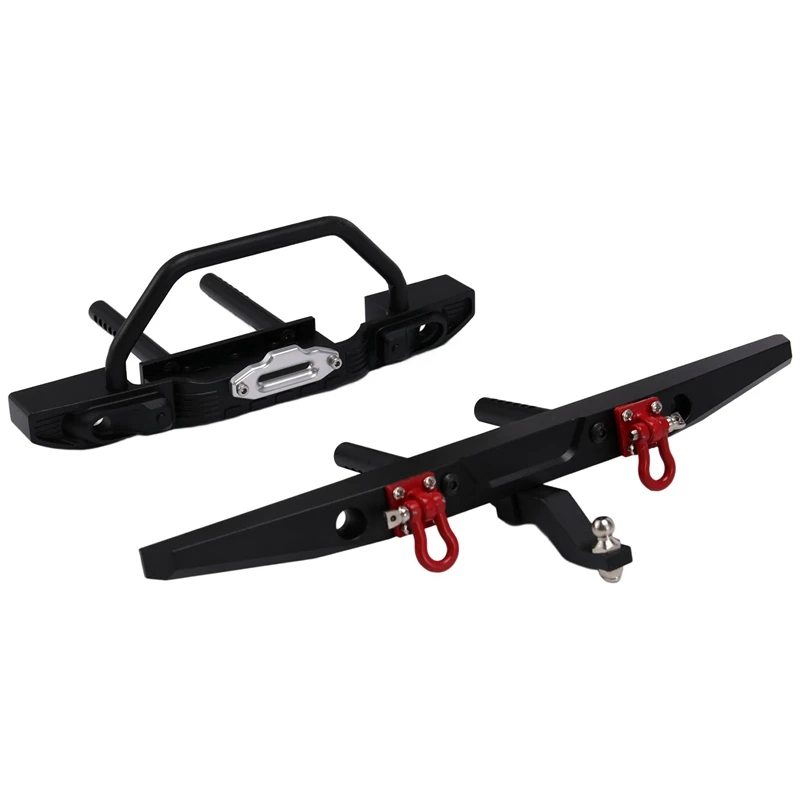 Metal Front & Rear Bumper With LED Light For Axial SCX10 & SCX10 II 90046 TRAXXAS TRX4 1/10 RC Crawler Car Upgrade Parts 
Metal Front & Rear Bumper With LED Light For Axial SCX10 & SCX10 II 90046 TRAXXAS TRX4 1/10 RC Crawler Car Upgrade Parts