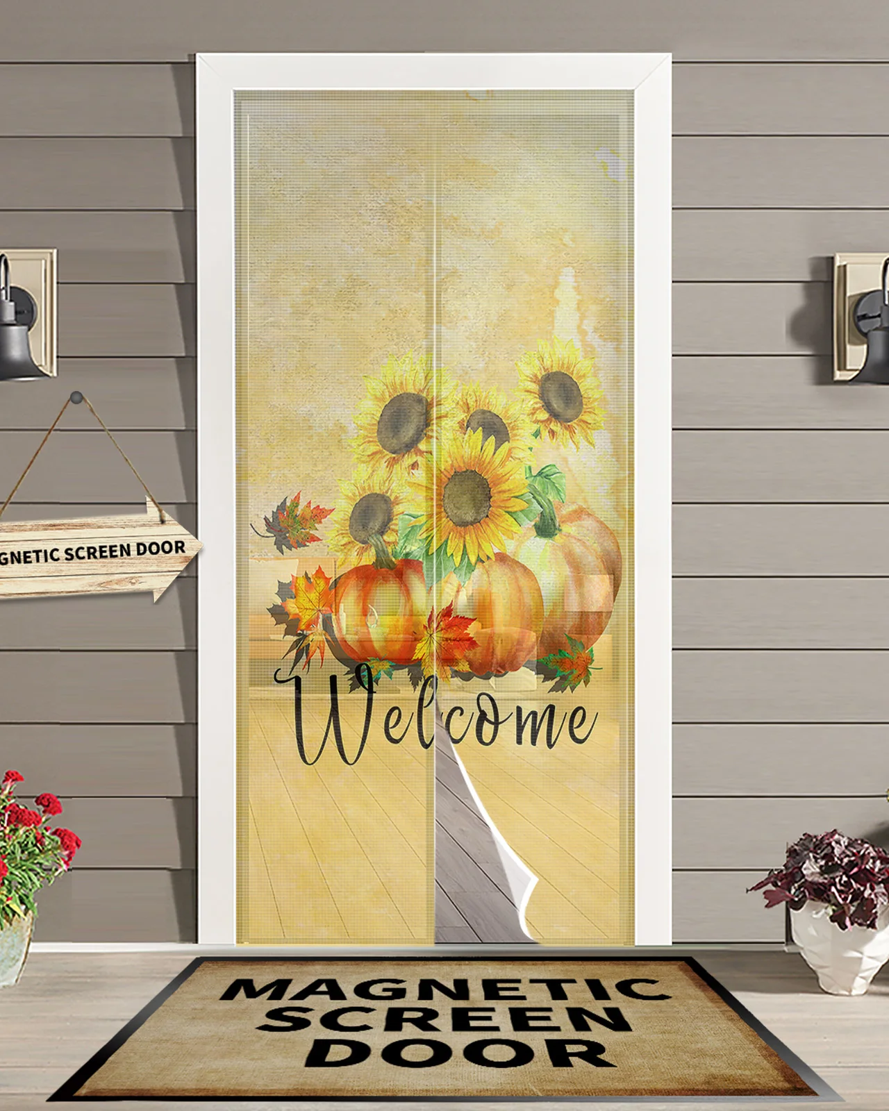 Autumn Pumpkin Sunflower Modern Magnetic Mosquito Door Curtain Anti Mosquito Insect Fly Bug Bedroom Door Curtain
Autumn Pumpkin Sunflower Modern Magnetic Mosquito Door Curtain Anti Mosquito Insect Fly Bug Bedroom Door Curtain