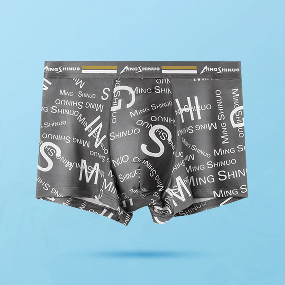 Mens Ice Silk Print Underwear Boxer Briefs Shorts Summer Ultra-thin Breathable Pouch Underpants Youth Man Cuasal Panties Trunks
Mens Ice Silk Print Underwear Boxer Briefs Shorts Summer Ultra-thin Breathable Pouch Underpants Youth Man Cuasal Panties Trunks