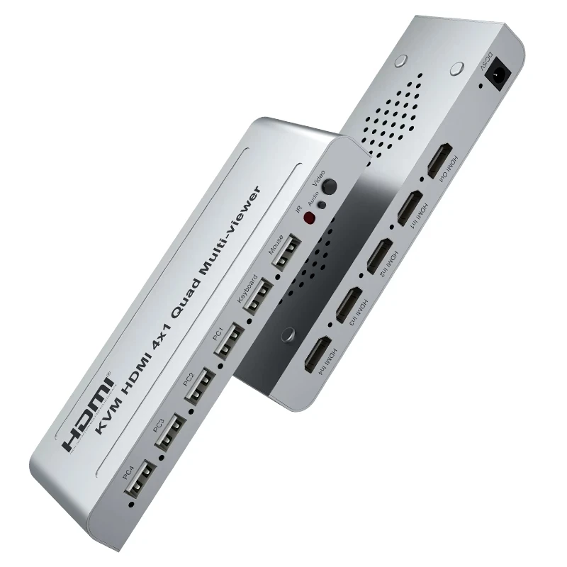 4x1 USB KVM HDMI KVM, многофункциональный просмотр 1080P HDMI, четырехъядерный многофункциональный экран, бесшовный переключатель, 4 в 1 выход, поддержка USB клавиатуры, мыши
4x1 USB KVM HDMI KVM, многофункциональный просмотр 1080P HDMI, четырехъядерный многофункциональный экран, бесшовный переключатель, 4 в 1 выход, поддержка USB клавиатуры, мыши