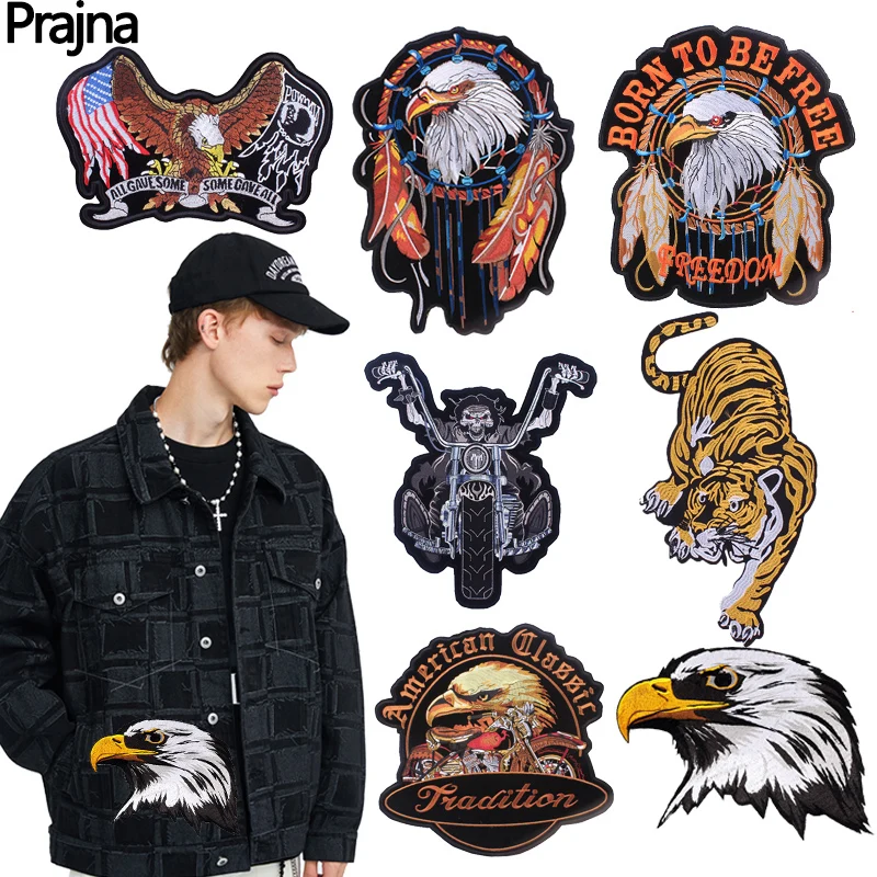 Eagle Sew Embroidery Patch Large Motorcycle Biker Patch Iron On Patches For Clothing Back Embroidered Patches On Clothes DIY
Eagle Sew Embroidery Patch Large Motorcycle Biker Patch Iron On Patches For Clothing Back Embroidered Patches On Clothes DIY