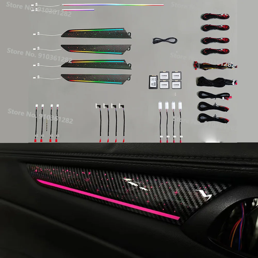 Carbon Fiber For Mazda CX-5 CX5 2017-2022 Button Control Decorative Symphony Ambient Light LED Atmosphere Lamp illuminated Panel
Carbon Fiber For Mazda CX-5 CX5 2017-2022 Button Control Decorative Symphony Ambient Light LED Atmosphere Lamp illuminated Panel