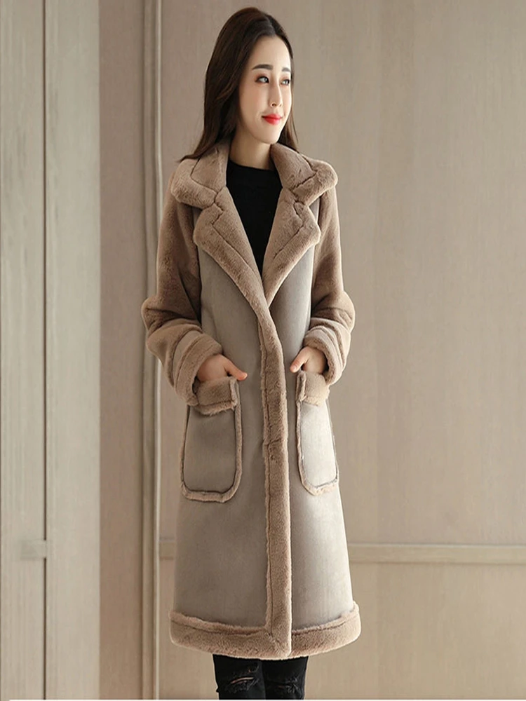 2023 Winter Velvet Suede Jacket Women Thick Parka Coat Long Jackets Vintage Casual Clothes Women Plus Velvet Thick Outwear 6XL
2023 Winter Velvet Suede Jacket Women Thick Parka Coat Long Jackets Vintage Casual Clothes Women Plus Velvet Thick Outwear 6XL