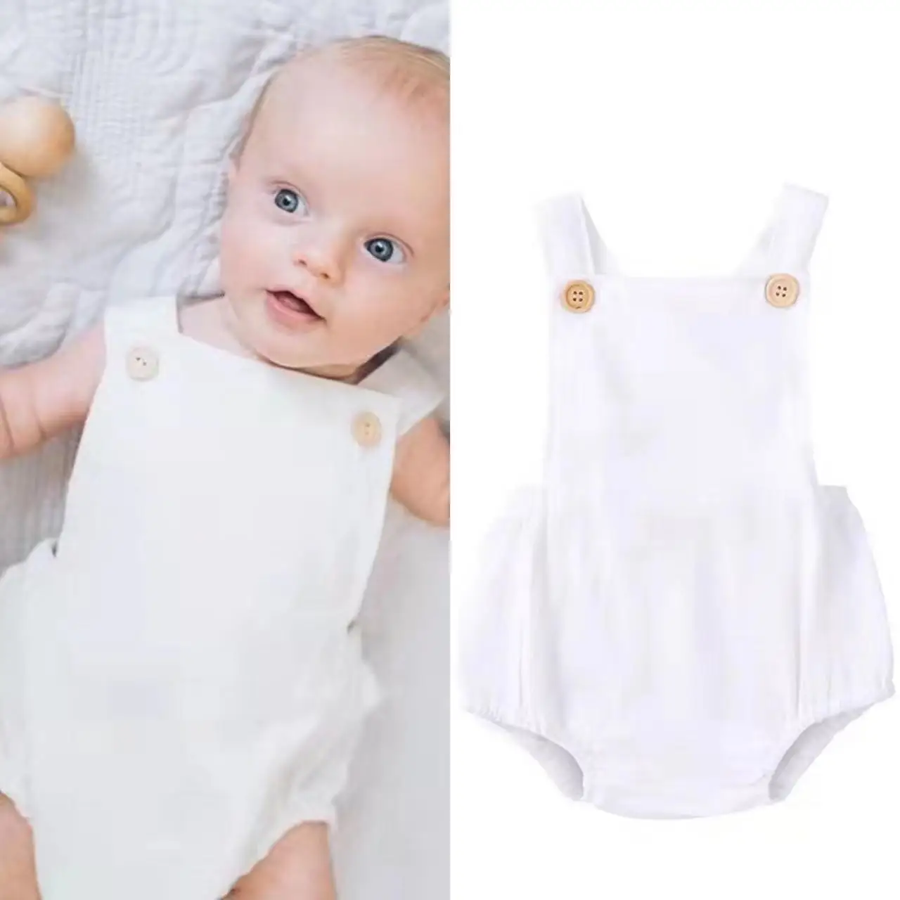 Newborn Babies Rompers Sleeveless Kids Jumpsuit Unisex Infant Playsuits Toddlers Babi Pajamas Child's Outfits Children Clothes
Newborn Babies Rompers Sleeveless Kids Jumpsuit Unisex Infant Playsuits Toddlers Babi Pajamas Child's Outfits Children Clothes