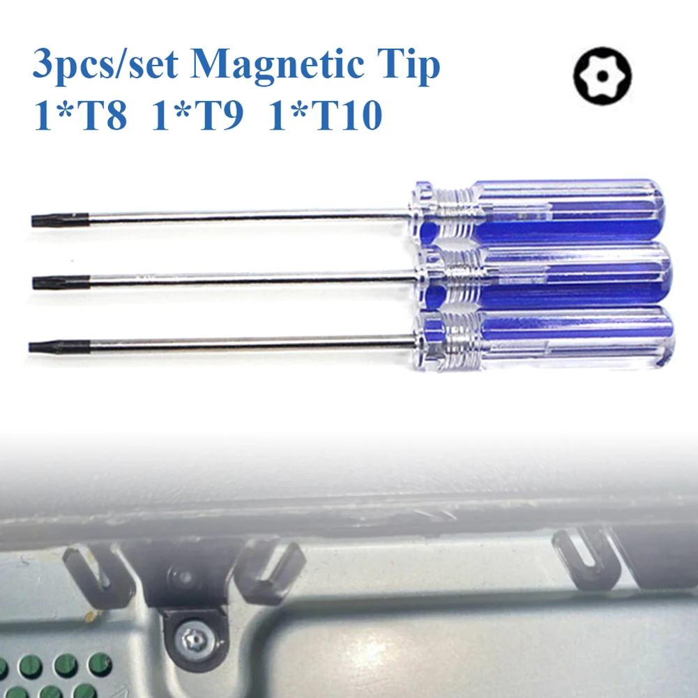 3PCS T8 T9 T10 Precision Screwdriver Security Tamper Proof Magnetic Screwdrivers Drill Bits For Xbox PS3 Phone Hand Repair Tools
3PCS T8 T9 T10 Precision Screwdriver Security Tamper Proof Magnetic Screwdrivers Drill Bits For Xbox PS3 Phone Hand Repair Tools