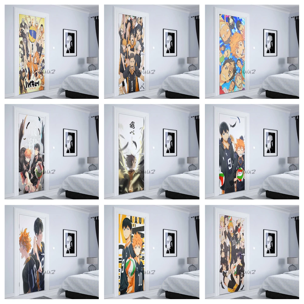 Japanese anime Haikyuu home wall stickers high quality adhesive door stickers children's room living wardrobe stickers posters
Japanese anime Haikyuu home wall stickers high quality adhesive door stickers children's room living wardrobe stickers posters