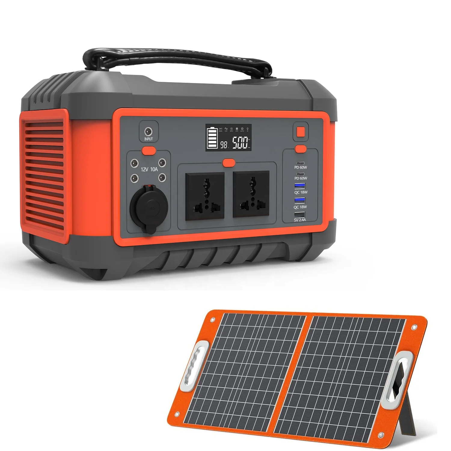 Factory energy portable solar generator 500W home use solar power station 220V solar power generator energy portable 
Factory energy portable solar generator 500W home use solar power station 220V solar power generator energy portable