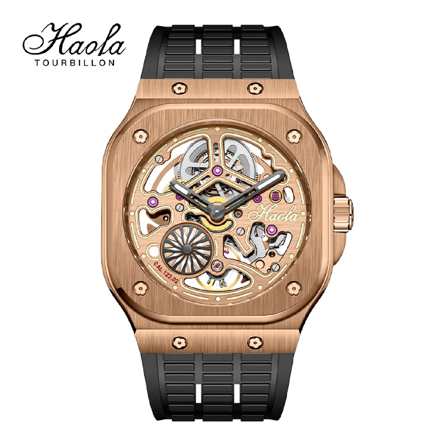 HAOFA Automatic Mechanical Mens Watch Luminous Skeleton Movement Sapphire Watch For Men Luxury Hollow Clock 1960 erkek kol saati
HAOFA Automatic Mechanical Mens Watch Luminous Skeleton Movement Sapphire Watch For Men Luxury Hollow Clock 1960 erkek kol saati