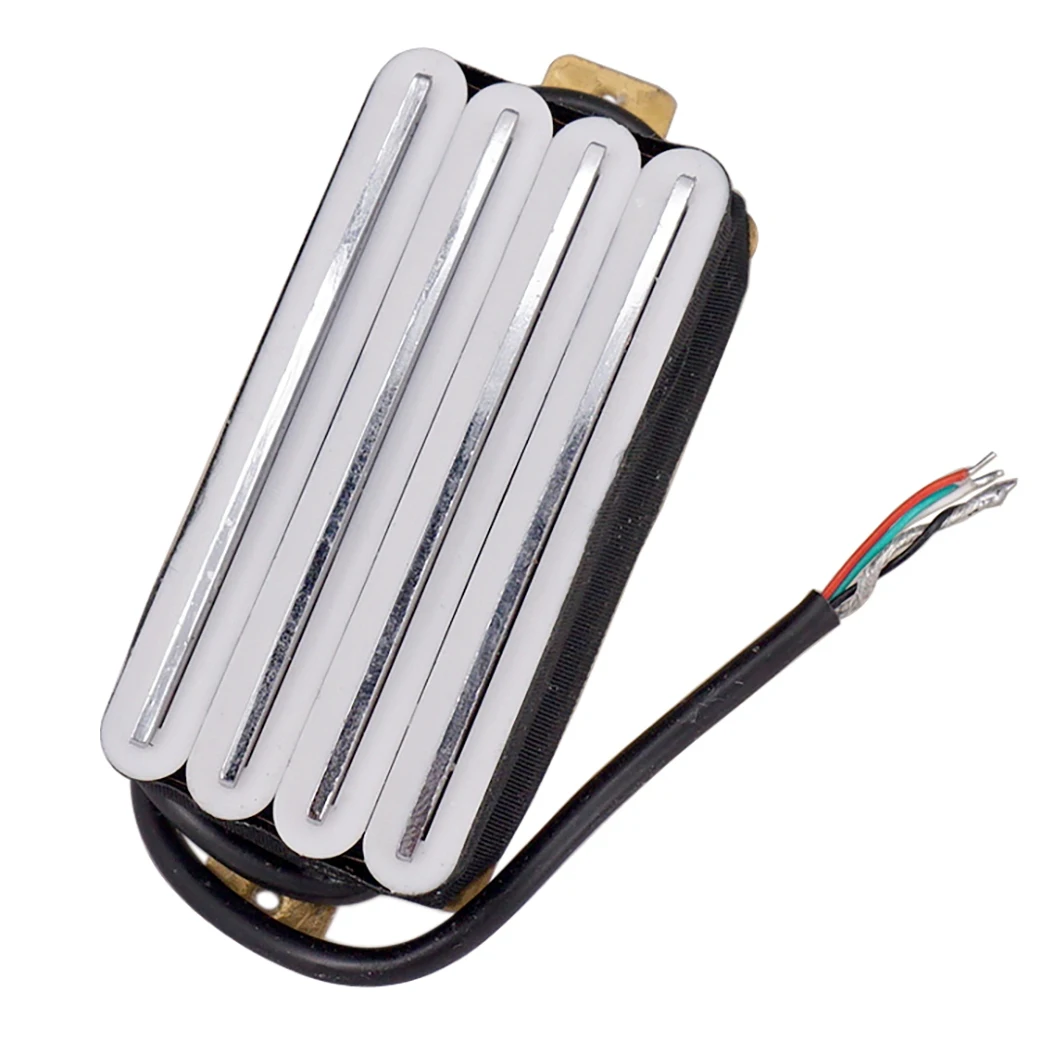 Hot Rail 2-Dual Blade Электрогитара хамбакер Пикап 4-проводной пикап аксессуары для гитары Белый
Hot Rail 2-Dual Blade Электрогитара хамбакер Пикап 4-проводной пикап аксессуары для гитары Белый