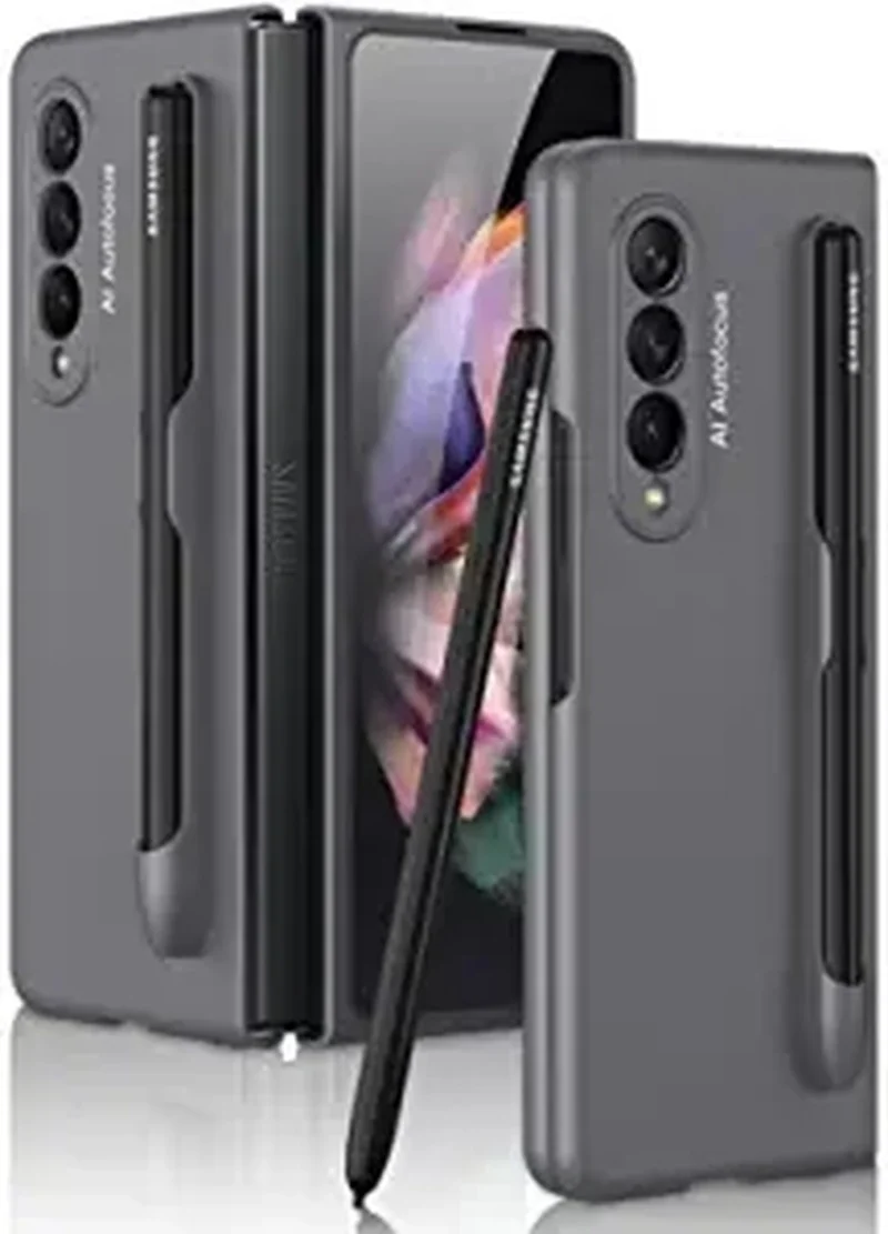 Чехол со слотом для ручки для Samsung Fold 3, деловой ультратонкий противоударный однотонный Твердый чехол из поликарбоната, оригинальный защитн... 
Чехол со слотом для ручки для Samsung Fold 3, деловой ультратонкий противоударный однотонный Твердый чехол из поликарбоната, оригинальный защитн...