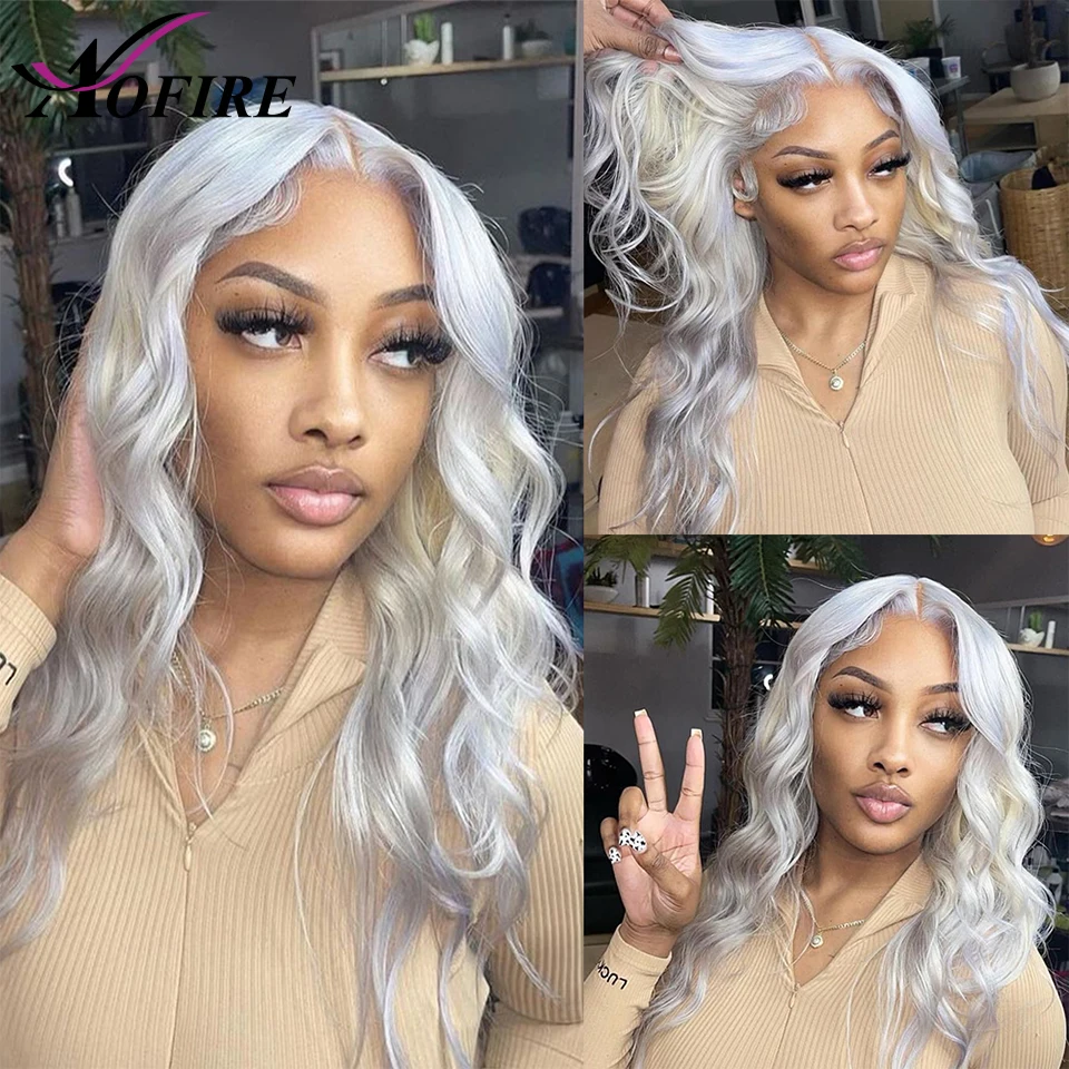 Sliver Gray Colored Lace Front Wigs For Women Human Hair Body Wave 13x4 Frontal Wig Remy Brazilian Human Hair Grey Wigs Prepluck
Sliver Gray Colored Lace Front Wigs For Women Human Hair Body Wave 13x4 Frontal Wig Remy Brazilian Human Hair Grey Wigs Prepluck