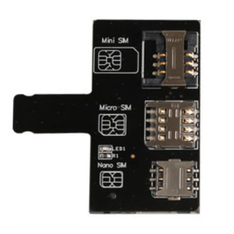 

4 In 1 Slot SIM Adapter Multi SIM Card Reader Mini SIM Nano For Iphone 5/5C/5S/5Se/6/6S/6P/7/7S/7P/8/8P/X