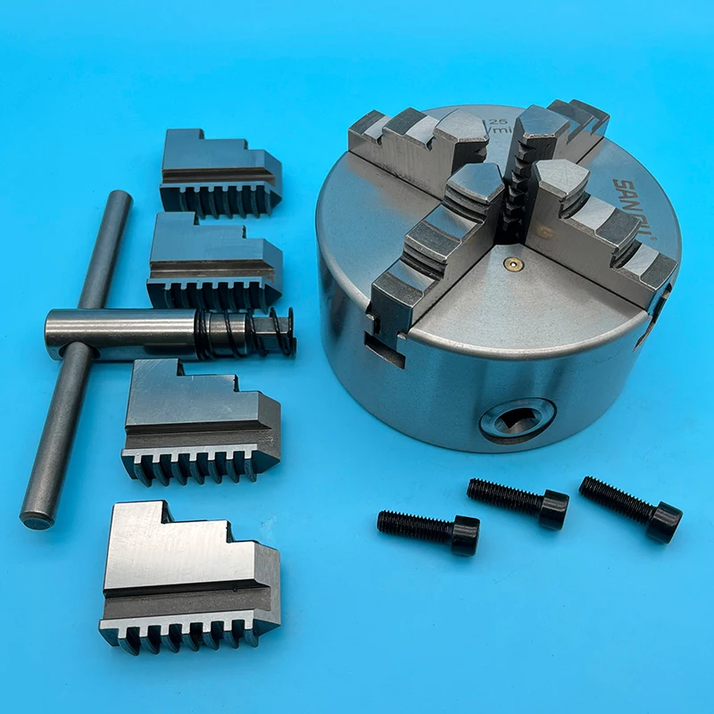 4-кулачковый токарный патрон SANOU K12-125
4-кулачковый токарный патрон SANOU K12-125