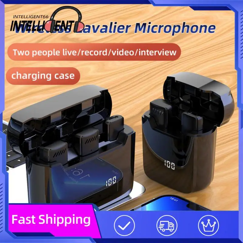 Mobile Phone Live Charging Compartment Noise Reduction Wireless Charging Mini With Digital Display Lapel Mic Lavalier Microphone
Mobile Phone Live Charging Compartment Noise Reduction Wireless Charging Mini With Digital Display Lapel Mic Lavalier Microphone