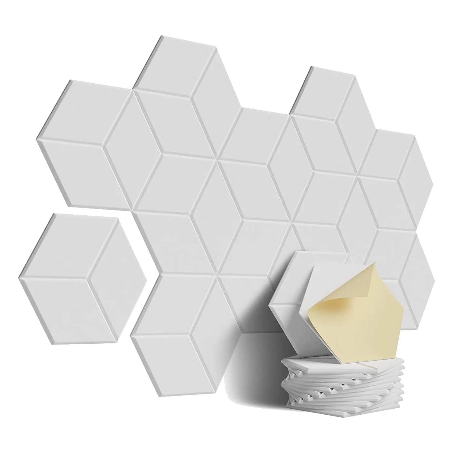 12 PACK Acoustic Foam,Self-Adhesive Sound Proof Panels,for Sound Insulation &Acoustic Treatment(White)
12 PACK Acoustic Foam,Self-Adhesive Sound Proof Panels,for Sound Insulation &Acoustic Treatment(White)