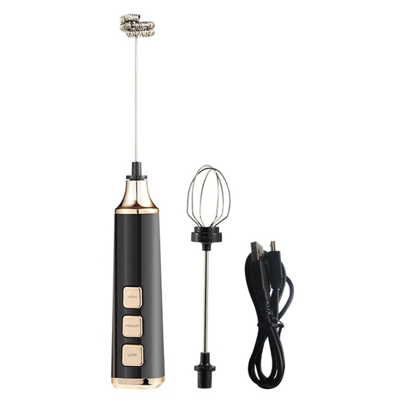 Rechargeable 3 Speeds Milk Frother Handheld Standable Frother Perfect For Making Coffee Lattes Egg Whisks Hot Chocolate
Rechargeable 3 Speeds Milk Frother Handheld Standable Frother Perfect For Making Coffee Lattes Egg Whisks Hot Chocolate