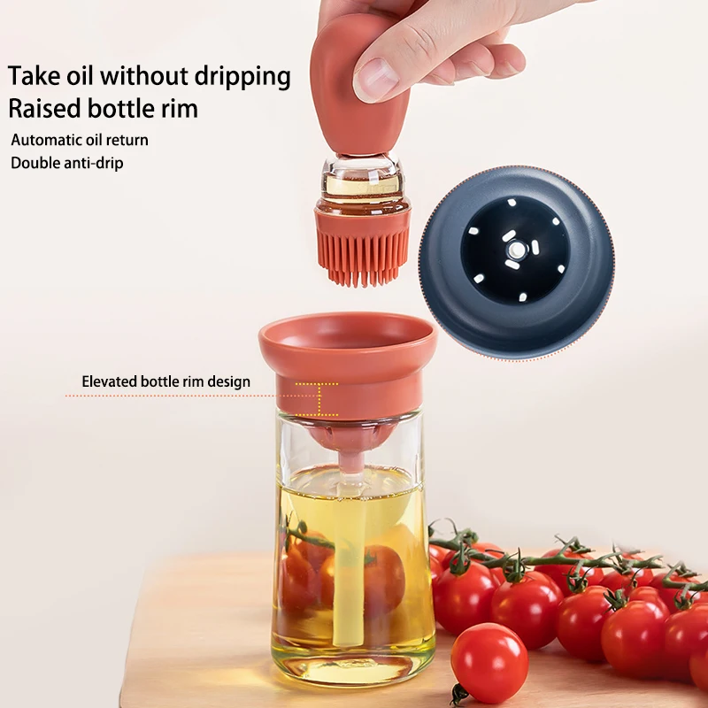 Kitchen Silicone Oil Bottle Brush Home Gadgets Baking Barbecue Grill Oil Brush Measurable Condiment Bottle Kitchen Accessories
Kitchen Silicone Oil Bottle Brush Home Gadgets Baking Barbecue Grill Oil Brush Measurable Condiment Bottle Kitchen Accessories