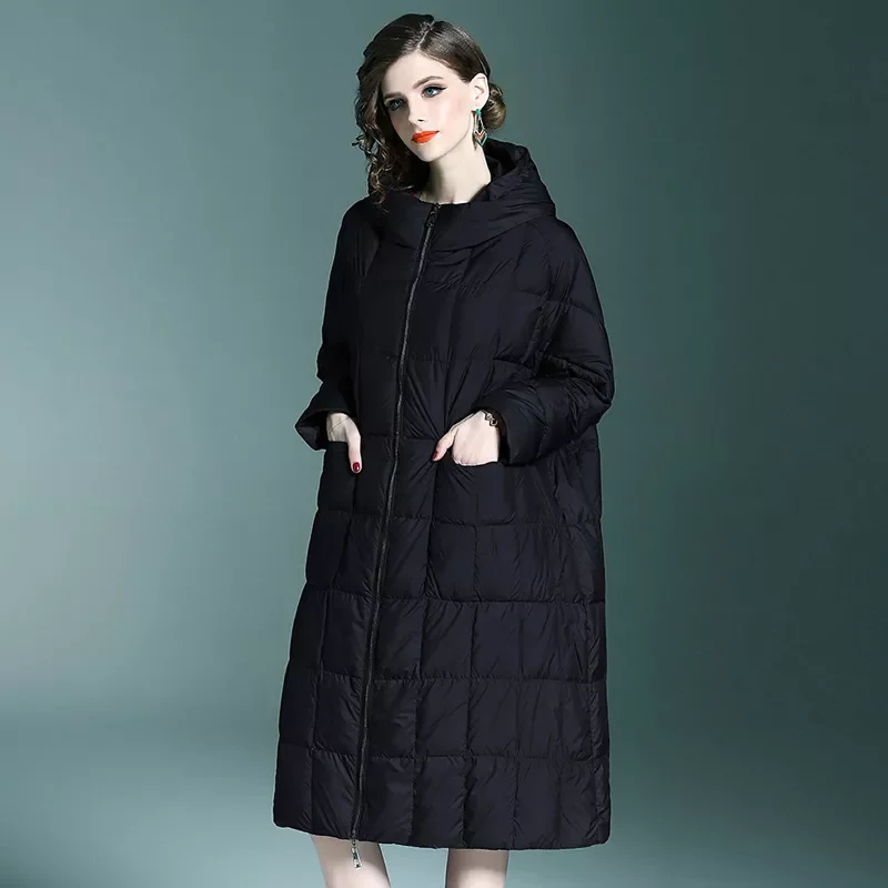 2022NEW Quality Thicken Warm Hooded Long Parka 90% White Duck Down Jacket For Winter Women Loose Down Coat Puffer Jackets Outwea
2022NEW Quality Thicken Warm Hooded Long Parka 90% White Duck Down Jacket For Winter Women Loose Down Coat Puffer Jackets Outwea