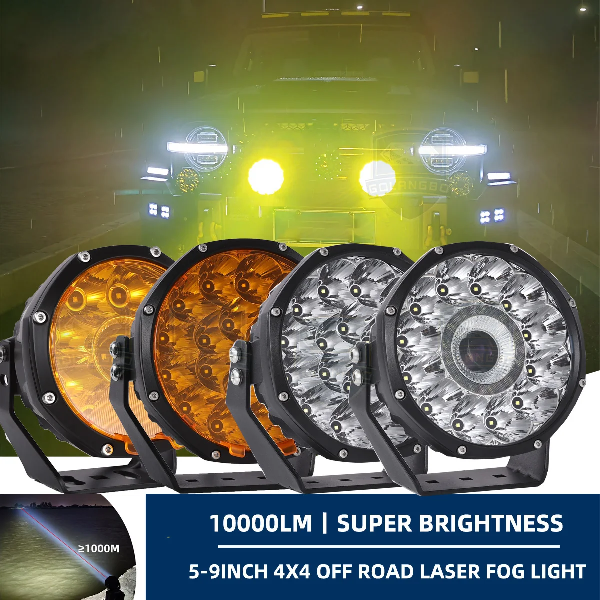 

JY 5 7 9Inch 180W LED Work Light Searchlight High beam Fog light Spotlight for 4X4 Offroad ATV UTV SUV Pickup Truck Boat 12V 24V