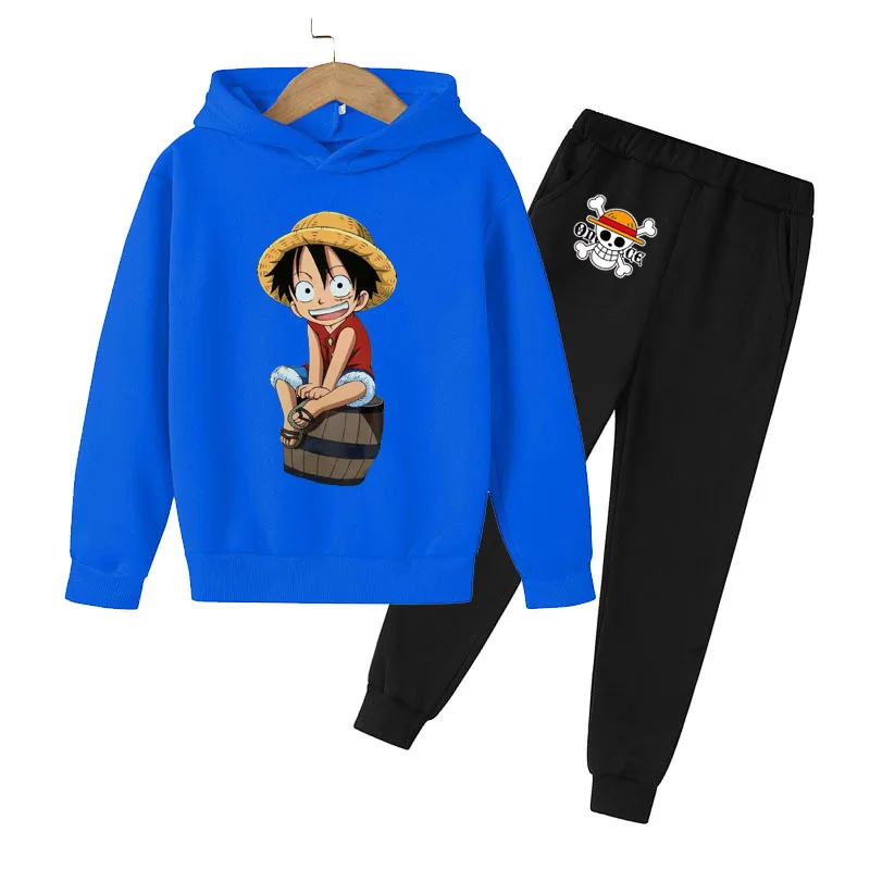 Cartoon Anime Luffy Hoodie Set Sportswear Boys Wear Pirate King Children's Sports Pants Fashion Casual Suit 2 Piece Set
Cartoon Anime Luffy Hoodie Set Sportswear Boys Wear Pirate King Children's Sports Pants Fashion Casual Suit 2 Piece Set