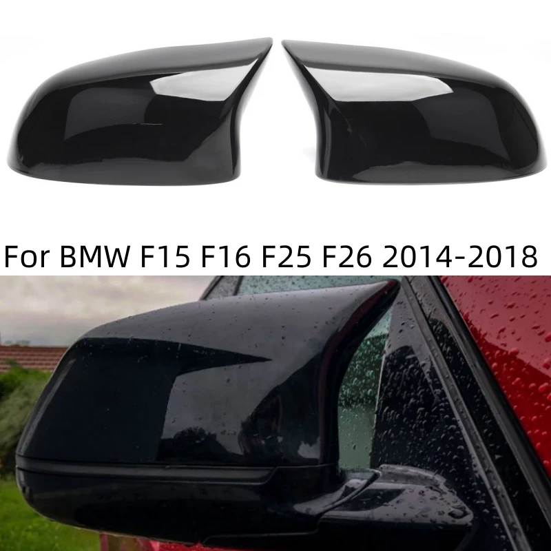 Auto Car Rear View Side Mirror Cover Trim for BMW F25 X3 F26 X4 F15 X5 F16 X6 2014 2015-2018 Bright Black M Style
Auto Car Rear View Side Mirror Cover Trim for BMW F25 X3 F26 X4 F15 X5 F16 X6 2014 2015-2018 Bright Black M Style