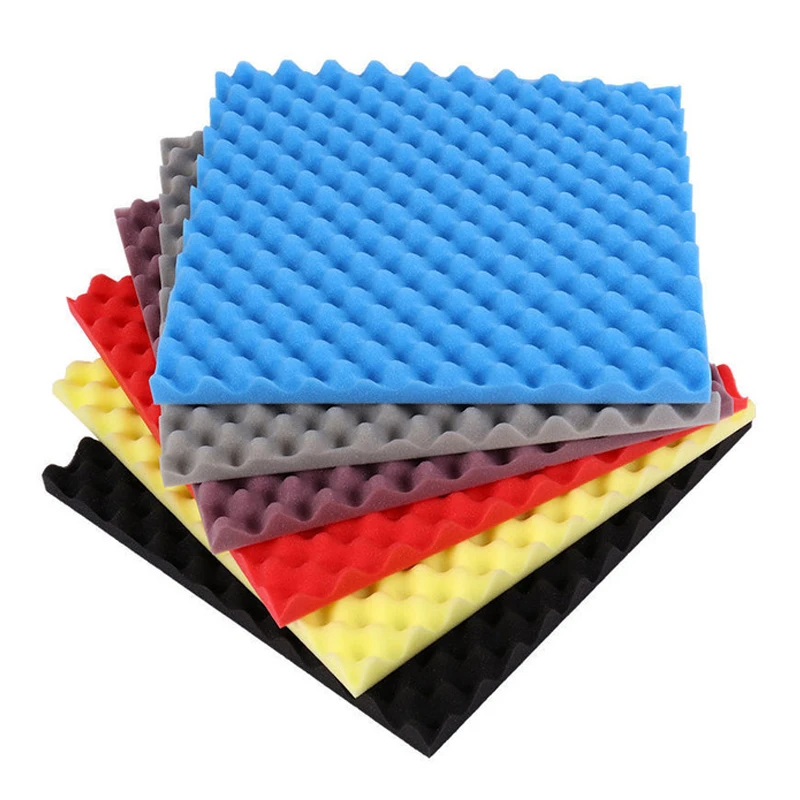 30X30X2cm Soundproofing Foam Tiles High Density Acoustic Sound-Absorbing Cotton KTV Audio Studio Room Home Egg Crate Decor
30X30X2cm Soundproofing Foam Tiles High Density Acoustic Sound-Absorbing Cotton KTV Audio Studio Room Home Egg Crate Decor