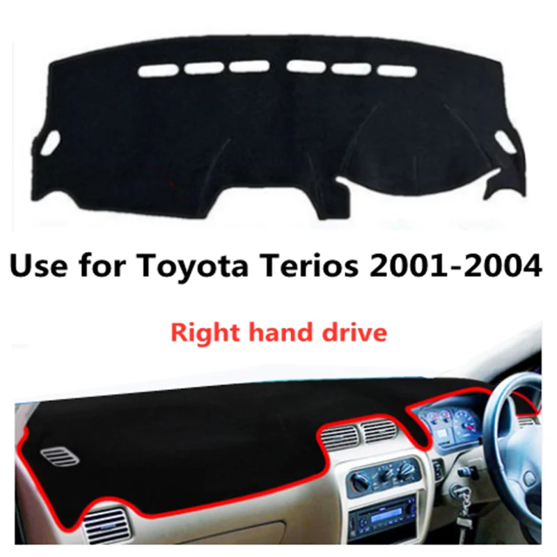 Taijs Right Hand Drive Car Dashboard Cover DashMat for Toyota Cami Daihatsu Terios 2000 2001 2002 2003 2004 2005 Nice Quality
Taijs Right Hand Drive Car Dashboard Cover DashMat for Toyota Cami Daihatsu Terios 2000 2001 2002 2003 2004 2005 Nice Quality