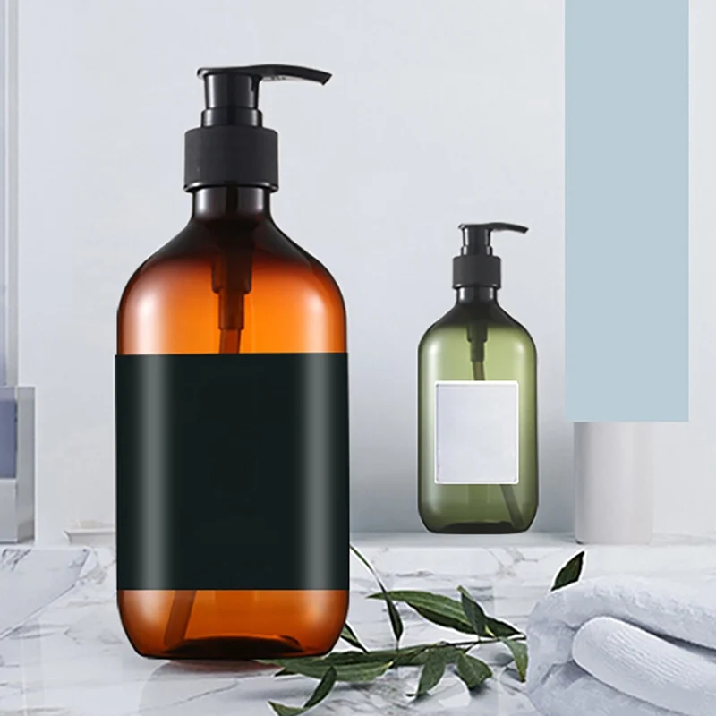 Tanio 300/500ml mydło łazienkowe dozowniki balsam szampon prysznic uchwyt na sklep